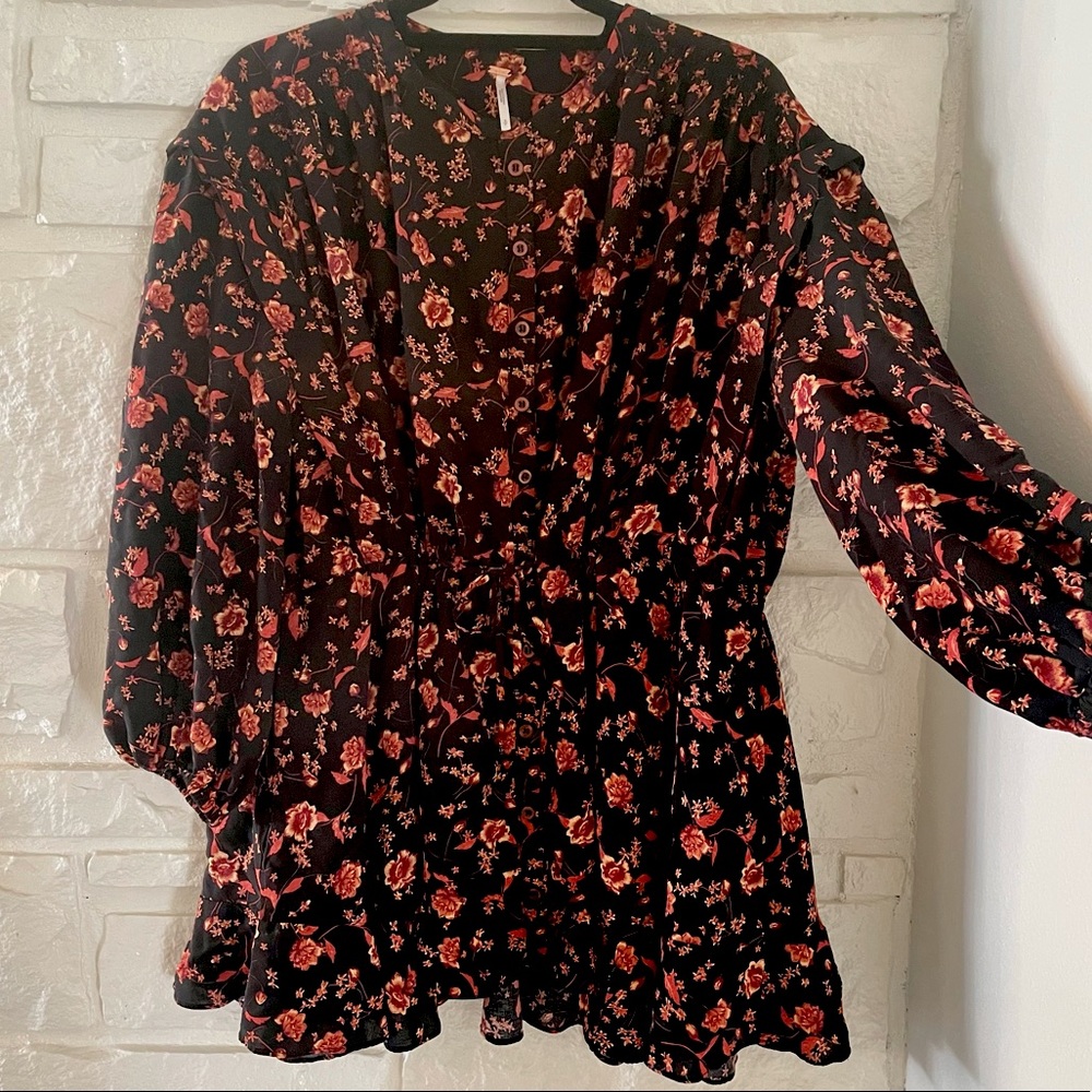 Free People Flower Fields Mini-Dress